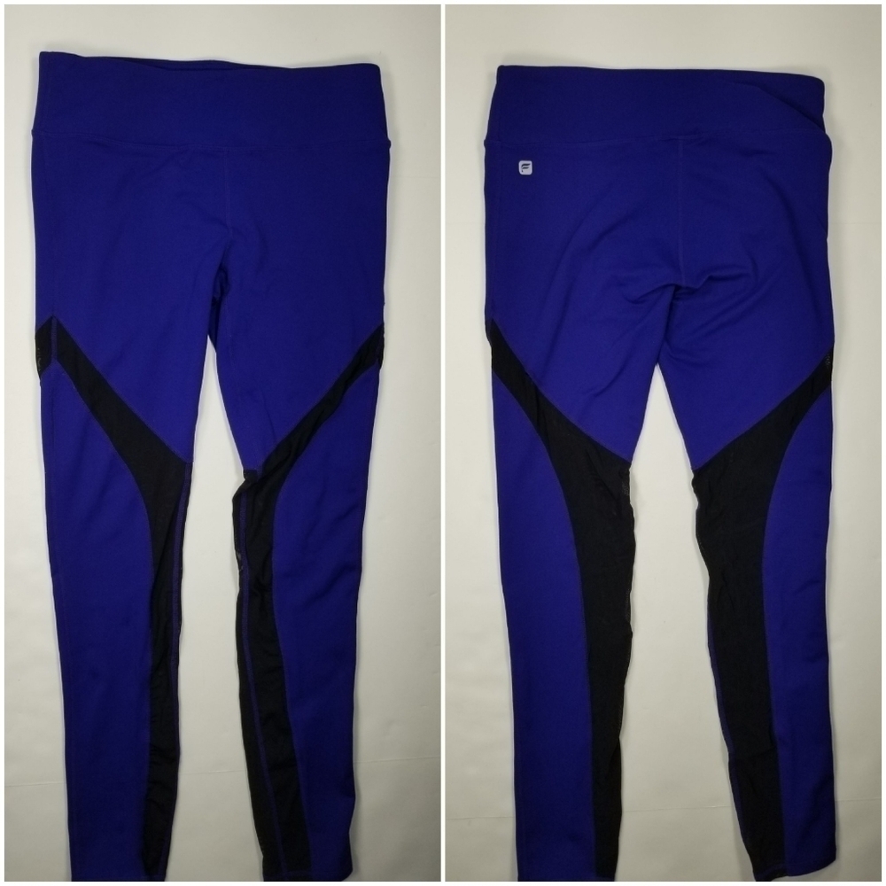 Fabletics Mesh Panels Ankle Crop Leggings Sz XS